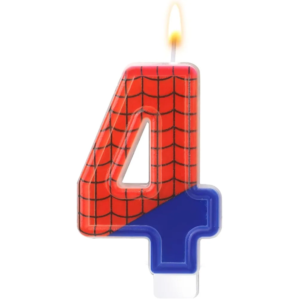 

Spider Themed Birthday Candles, Spider Web Candles Number Candle Cake Topper Candle Birthday Cake Candles Birthday Cake Decorati