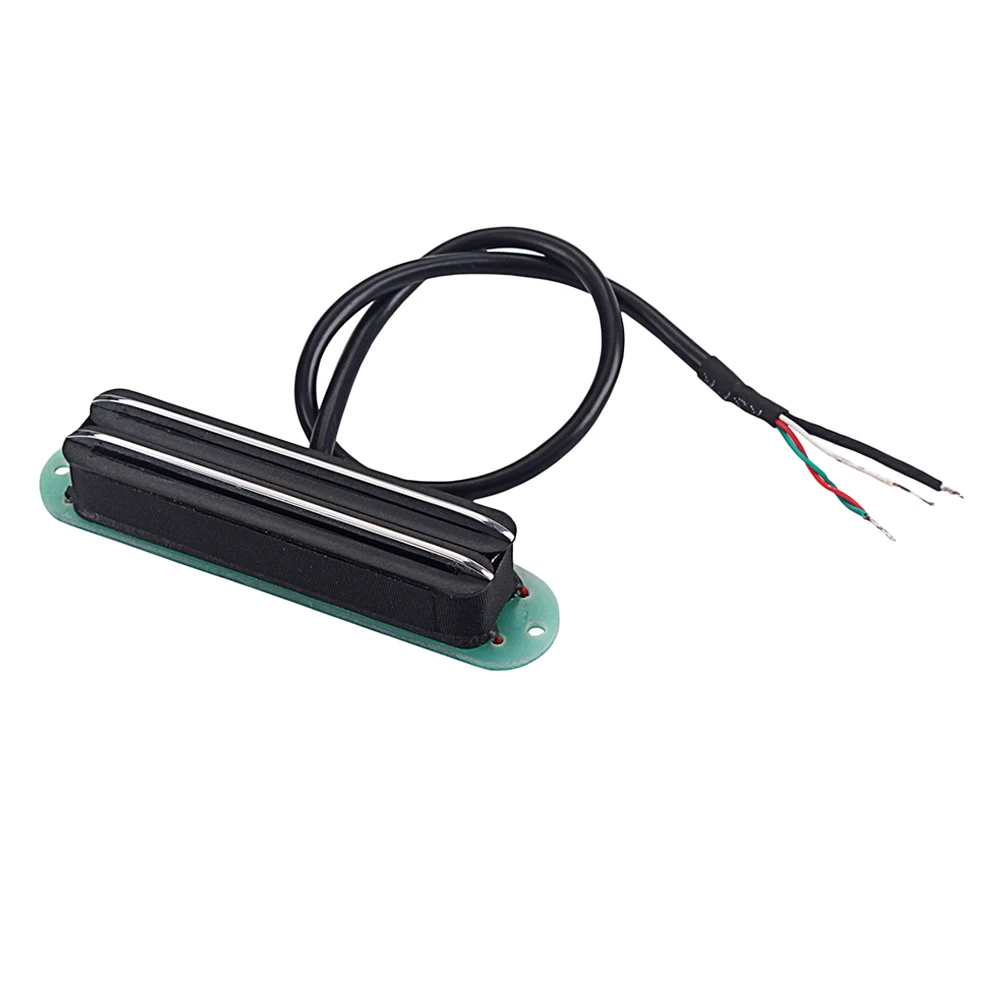 

Gmn43 Electric Guitar Neck Dual Rail Humbucker Pickup Noise Shielding Sound Enhancement Preamp Replacement For