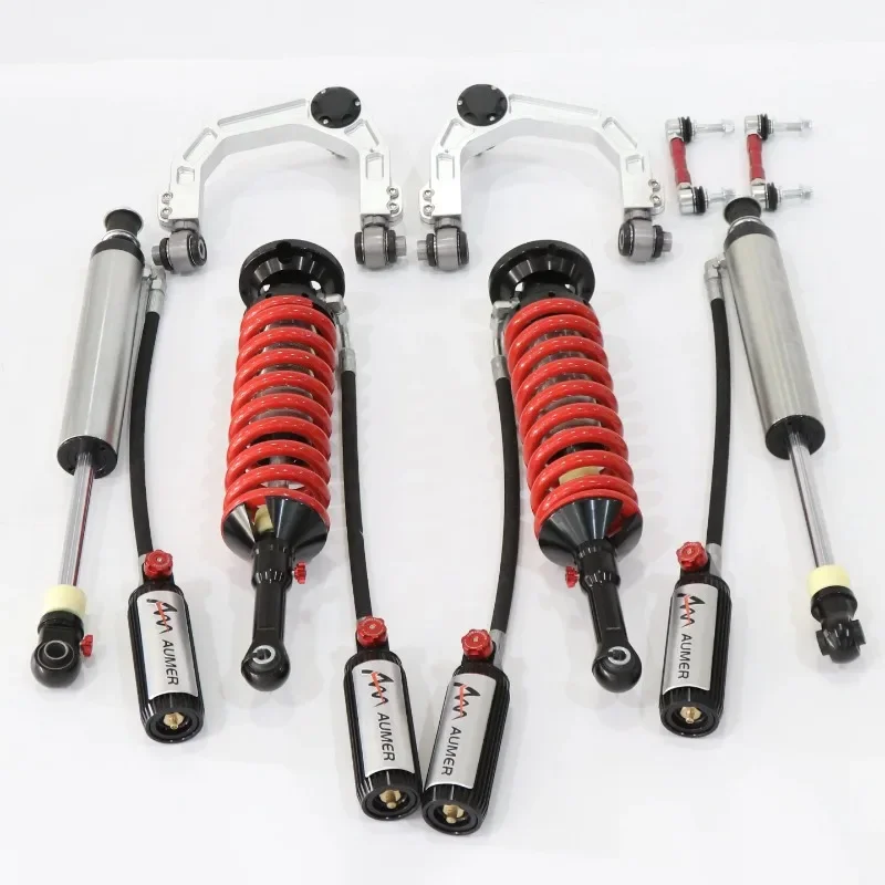 Aumer 4x4 Adjustable Nitrogen Shock Absorber Off-Road Lift Coilover Suspension Kit for Toyota Tacoma