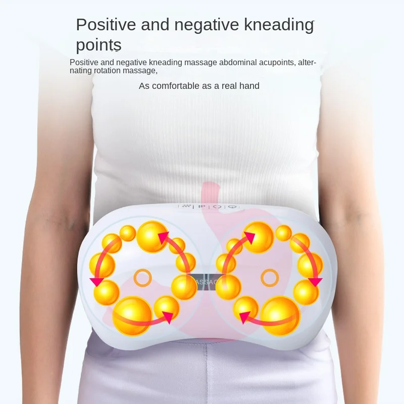 Abdominal Massager Divine Tool for Kneading Abdomen Fully Automatic Heating Moxibustion Waist Massage Belt Massage