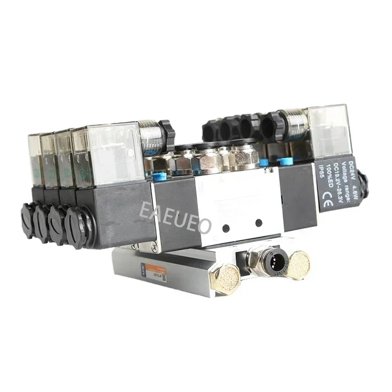 

High Quality 4V130C-06 4V230C-08 4V330C-10 4V430C-15 Air Electromagnetic Valves 3 Position 5 Way Pneumatic Solenoid Valve