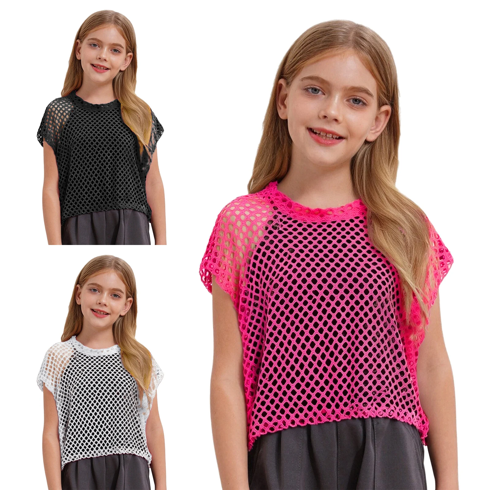 Çocuk Kız Fishnet Kırpma Üstle - Street Fashion Outfit Girl incelemesi ve fiyatı