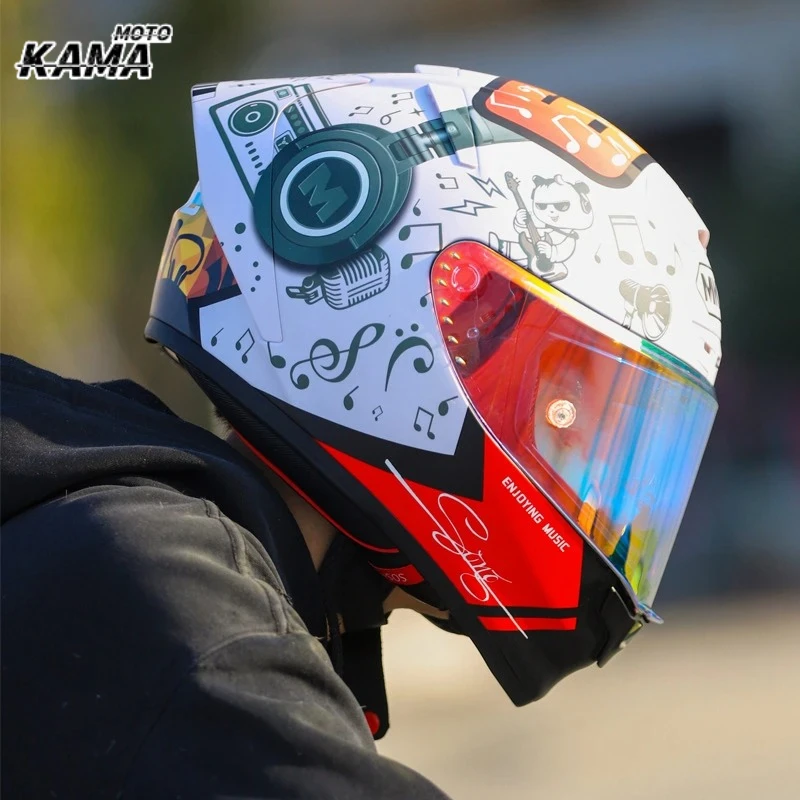 New Motorcycle Riding Helmet Off-road Racing Full Helmet Motorcycle Electric Vehicle Universal for Men and Women