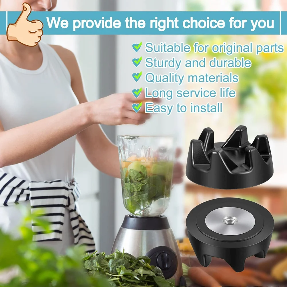 N85R 9704230   ชิ้นส่วนอะไหล่เครื่องปั่น Coupler สําหรับ Kitchenaid, ใบมีดเครื่องปั่น 4 ใบและเครื่องปั่น Coupler พร้อมประแจ