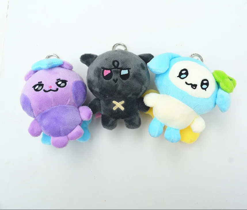 Kpop Idol ATEEZ pluche pop sleutelhanger MIGHTEEZ knuffels