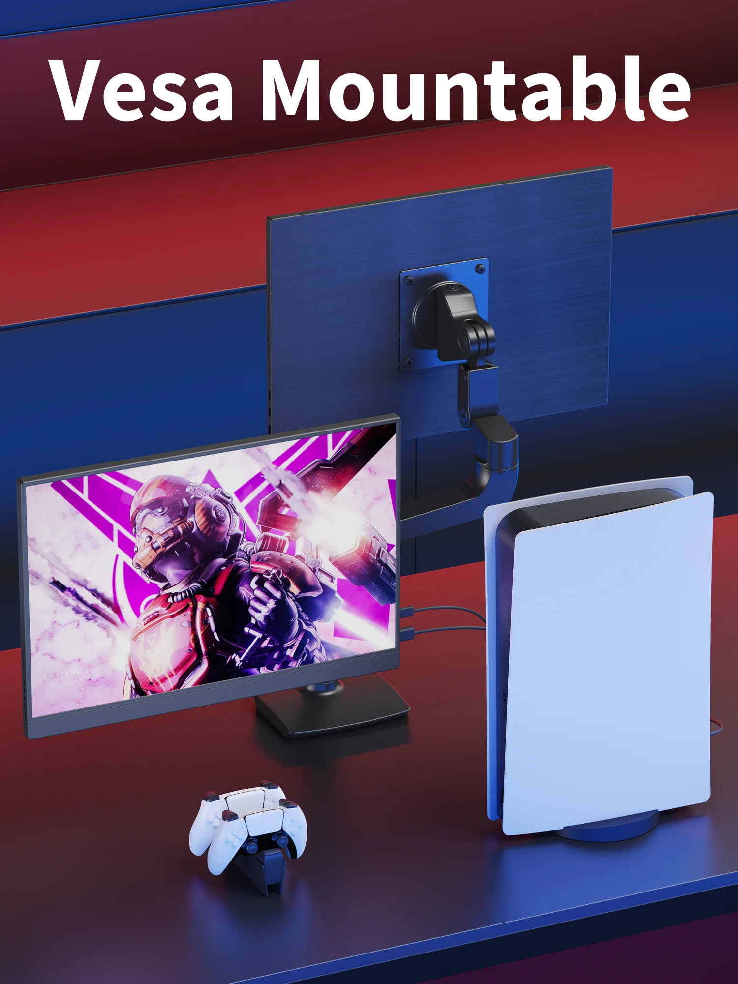 شاشة Amoudo 16 بوصة 2560*1600P 120 هرتز محمولة FHD شاشة كمبيوتر محمول لأجهزة الكمبيوتر المحمول/الكمبيوتر الشخصي/Mac/PS345/X-bo شاشة موسع