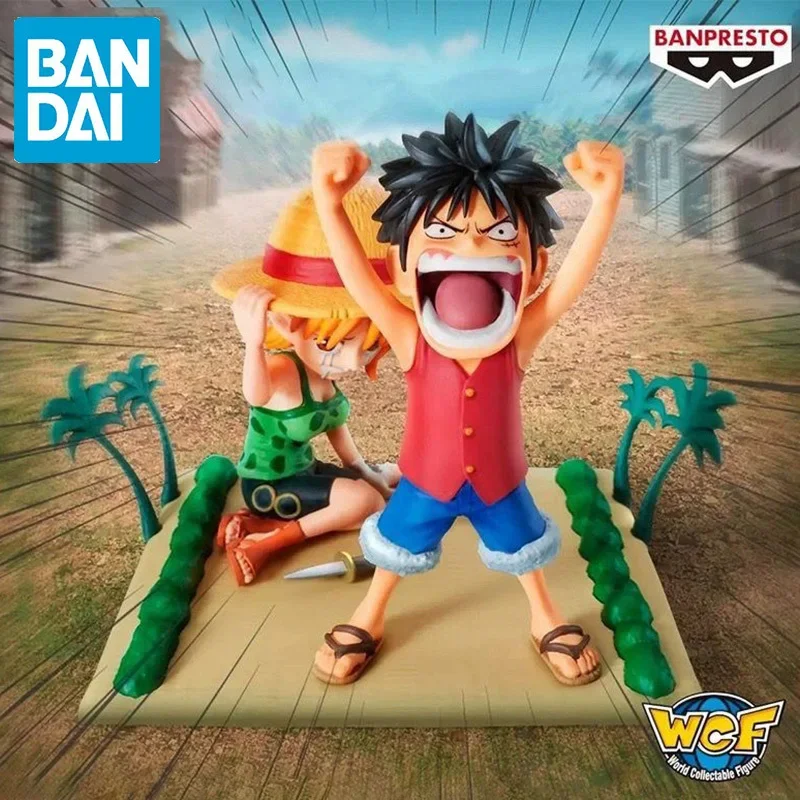 

Оригинальная Bandai Banpresto One Piece Wcf Monkey D Luffy экшн-фигурка нами аниме Story Vol.9 коллекция кукол из ПВХ фигурка подарок