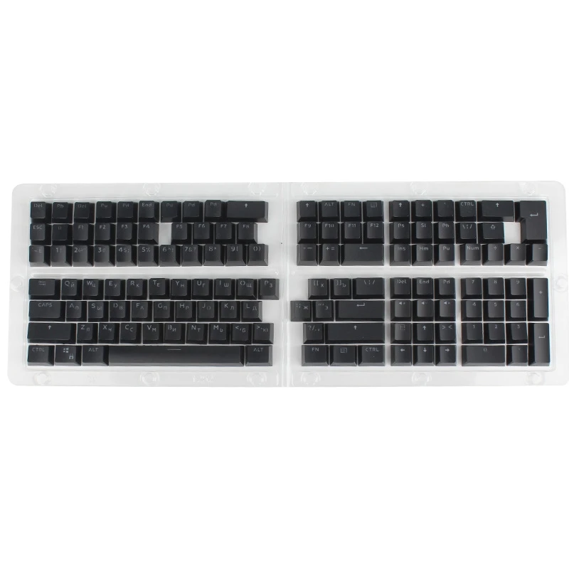 Russian Keycaps for Mechanical Keyboards with 108/104/87/64 Layout