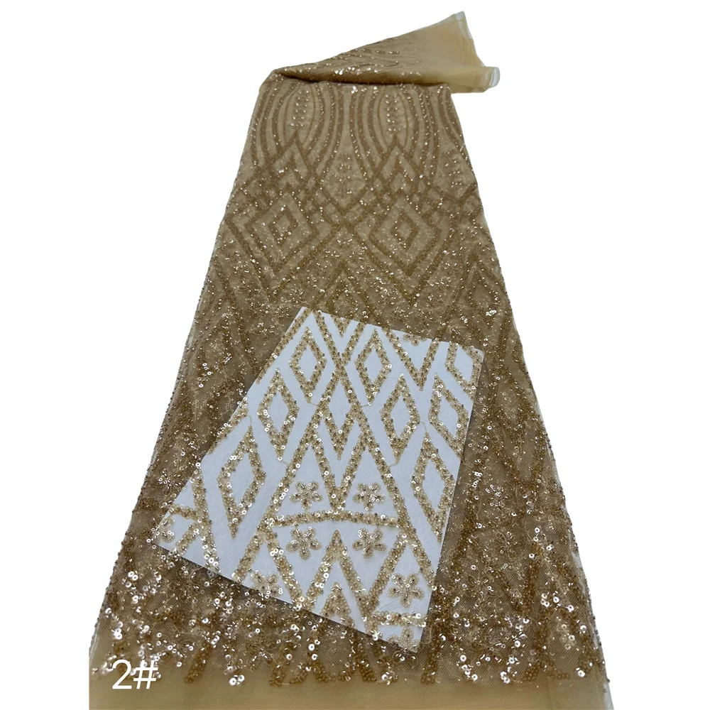 

African Lace Fabric ZH-14064215 High Quality Lace Hot Sale Embroidery French Tulle Lace Fabric Nigerian Lace Fabric For Wedding