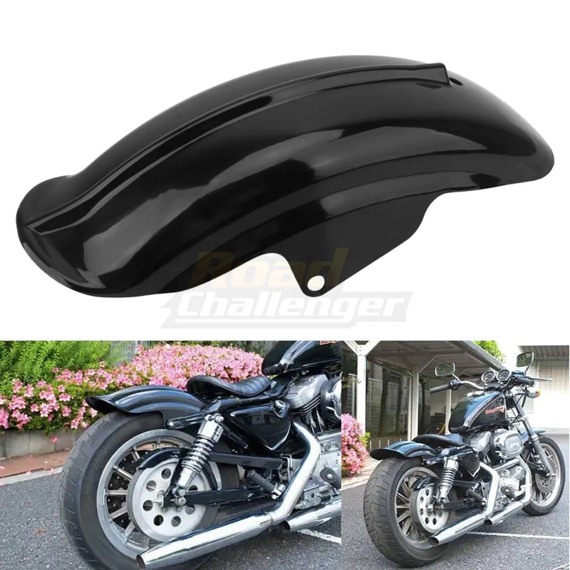 

Black Plastic Motorcycle Rear Mudguard Fender For Bobber Racer Motorcycle Accessories Parts Frames Fitting Universal