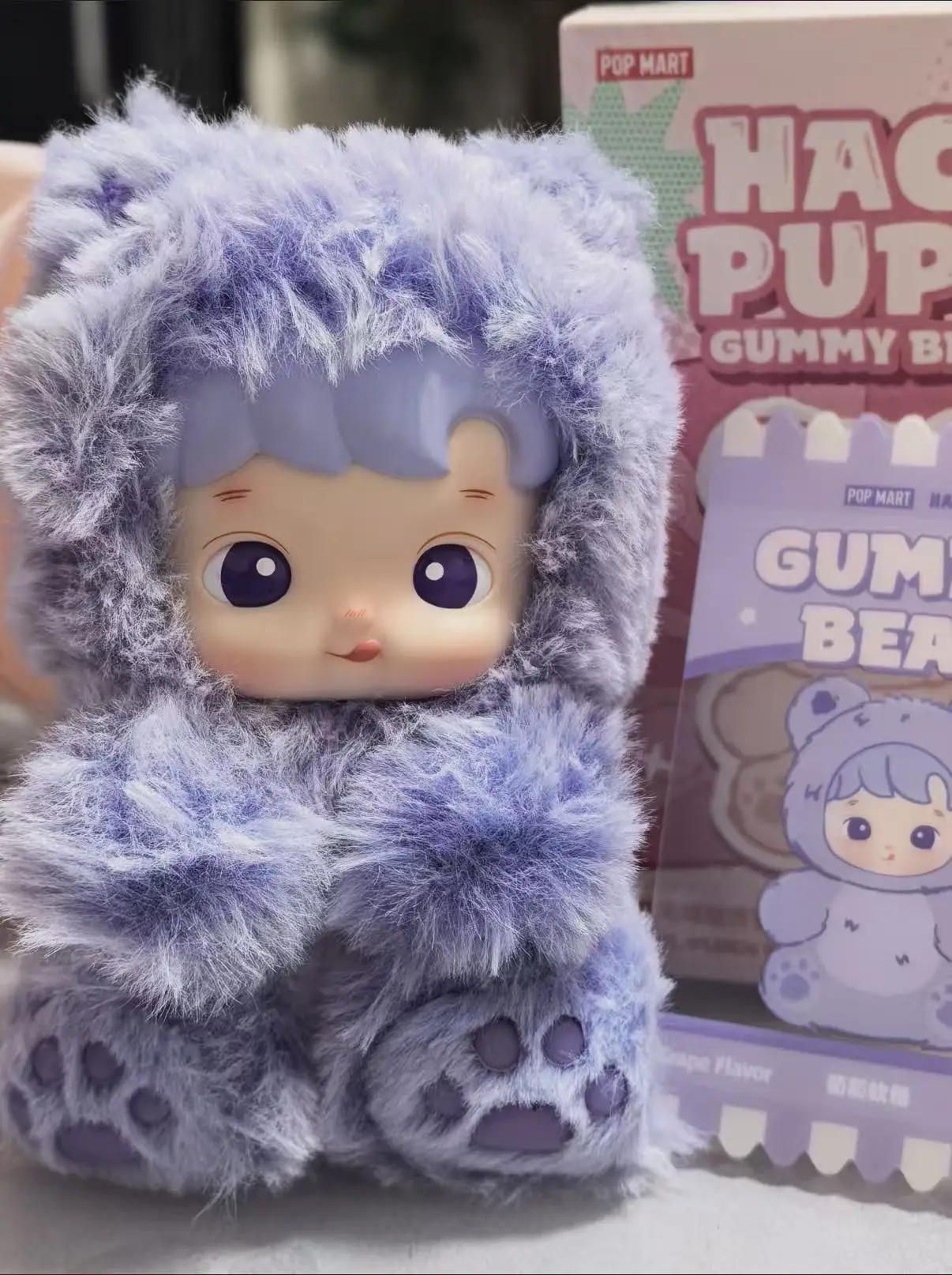 

POP MART HACIPUPU Серия «Мармеладные мишки»: Слепая коробка с фигурками Kawaii Anime, коллекционные куклы-сюрпризы для девочек, подарок