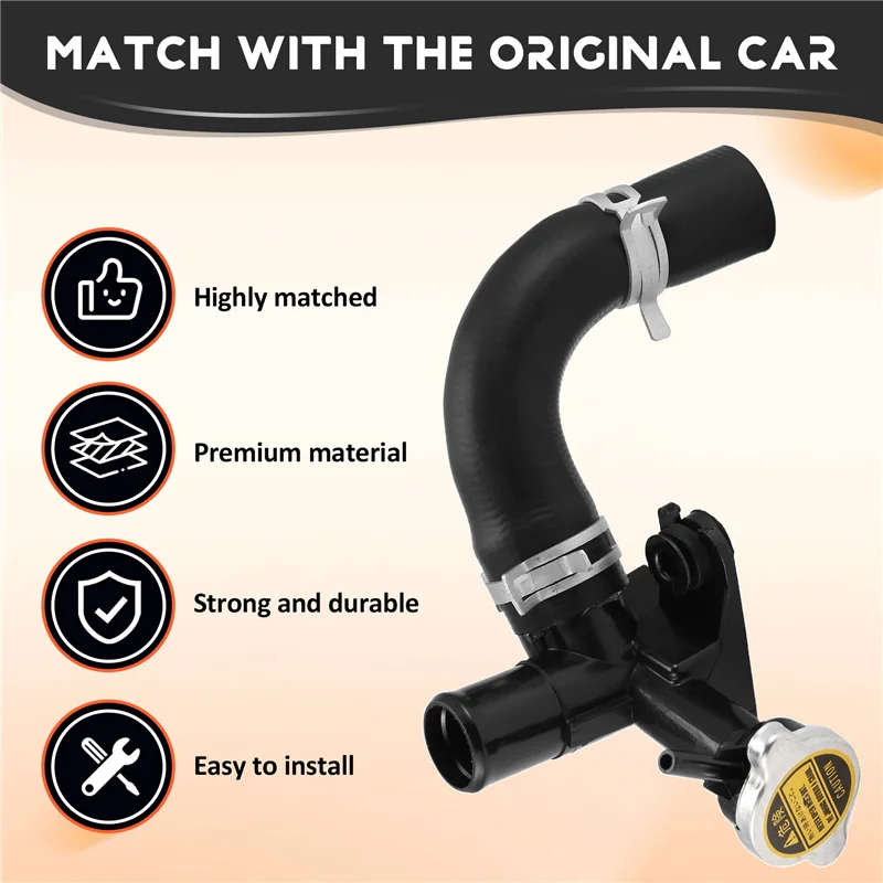 

New Arrival Tank Filler Hose Connector Tee Pipe 25327-B4000 25327B4000 For Hyundai Grand I10 Water Pipe Connector