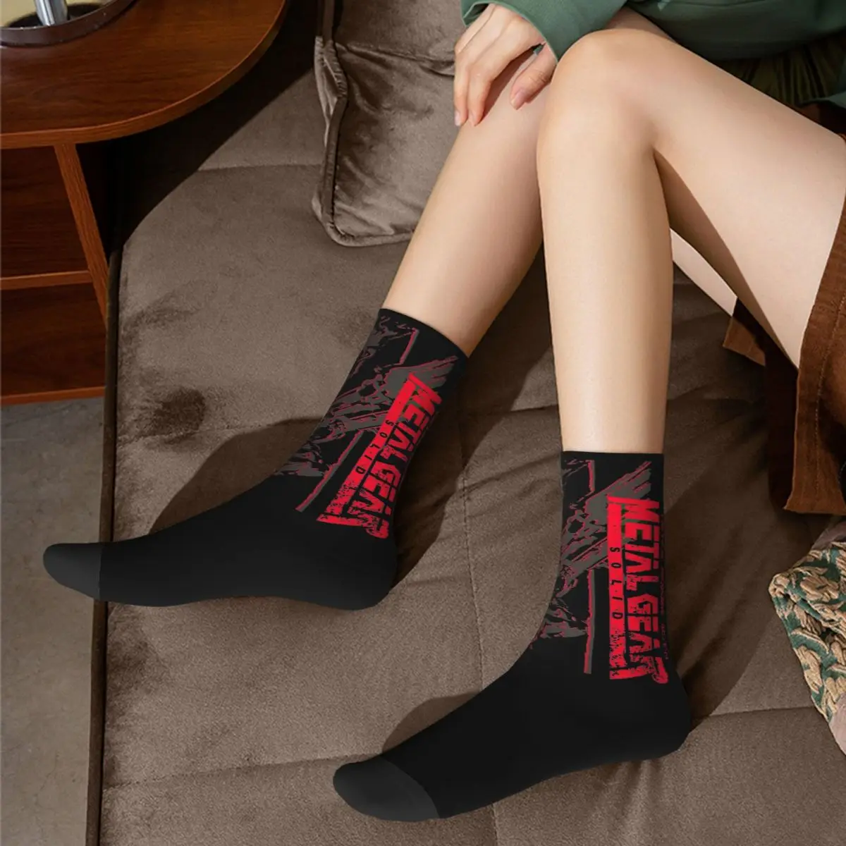 Metal Gear Solid Socks Men Women Fashion Socks Harajuku Spring Summer Autumn Winter Socks Gift