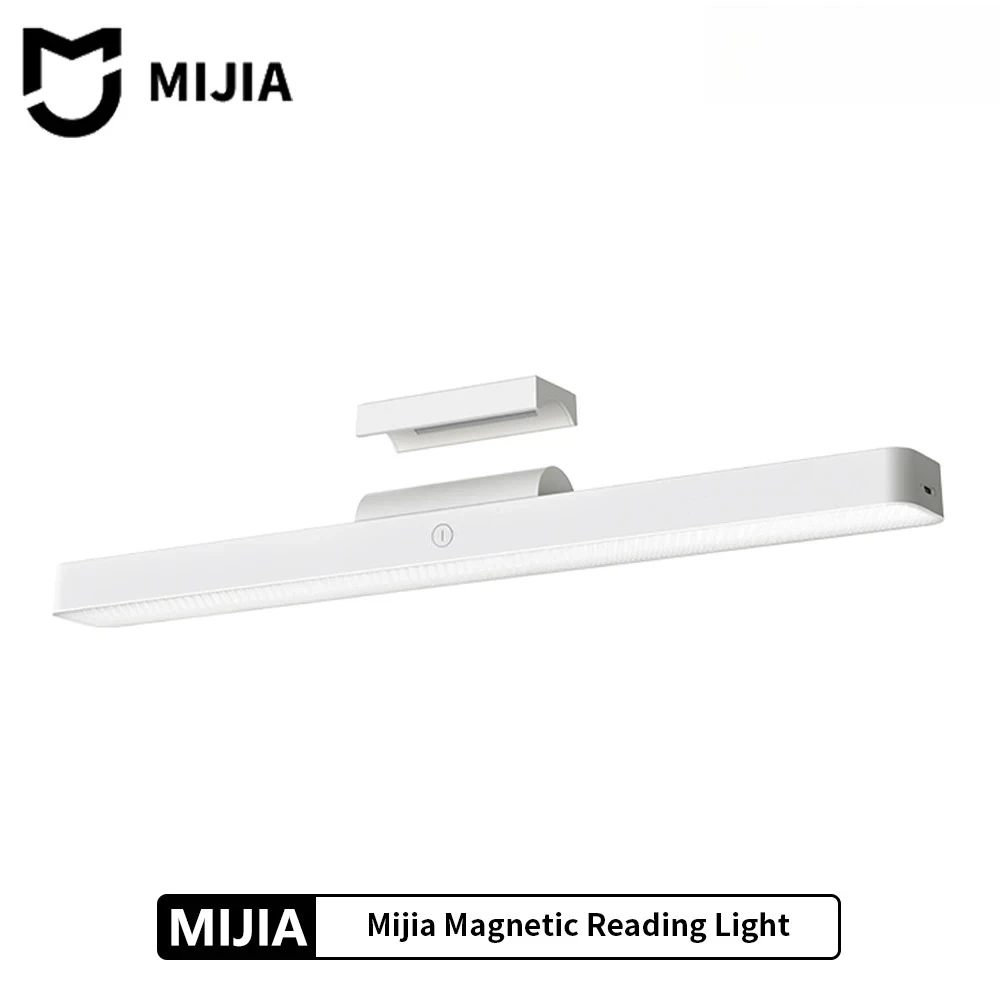 New MIJIA Magnetic Reading Lamp 36cm Extended Lamp Head Ra90 Uniform Light Adjustable Lamp Head Three Gears Blue Light Blocking