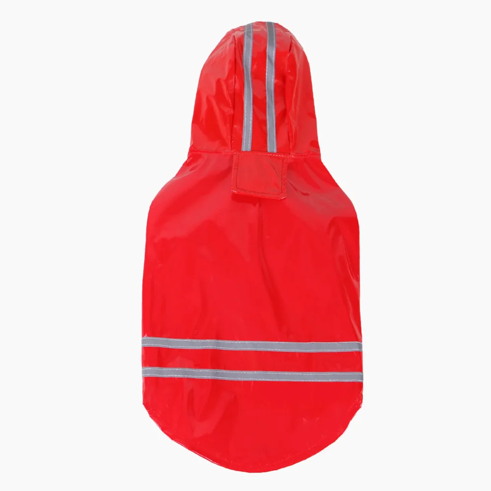 Hundekleidung mit Kapuze, Regenmäntel, reflektierender Streifen, Hunde-Regenmantel, wasserdichte Jacken, atmungsaktive Outdoor-Kleidung für Welpen, Regenmantel – Detail 7