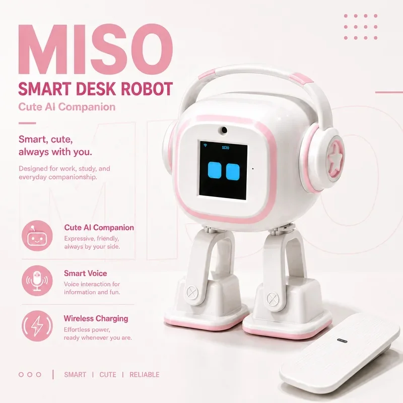AI Chatbot Companion Robot | Voice Control, Emotional Interaction, Singing & Dancing, Display, Personalized Toy