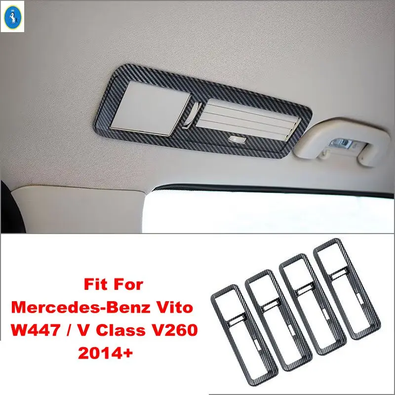 

Rear Roof Air Conditioning AC Outlet Vent Frame Cover Trim Accessories For Mercedes-Benz Vito W447 / V Class V260 2014 - 2021