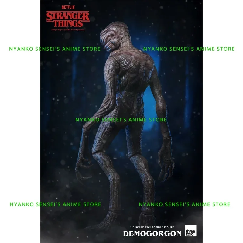 متوفر في المخزون Threezero Stranger Things Demogorgon 1/6 مقياس جامع عمل الشكل نماذج أنيمي لعبة دمية هدية هواية 3Z0263