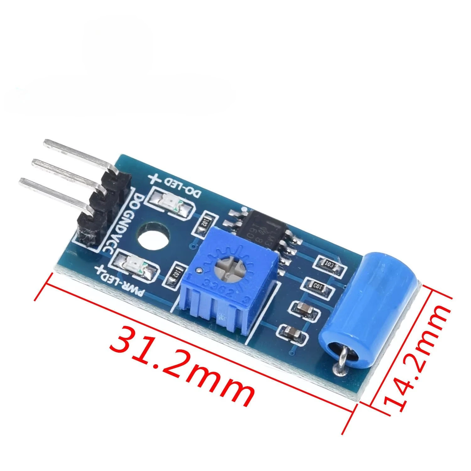 1/3PCS normally closed type vibration sensor module Alarm sensor module Vibration switch SW-420 for arduino