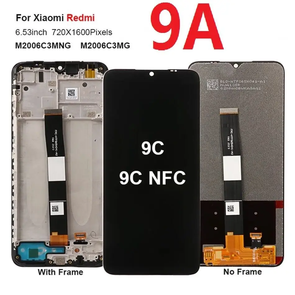 

For Xiaomi Redmi 9C/9A LCD BLACK Replacement Touch Screen Display Digitizer