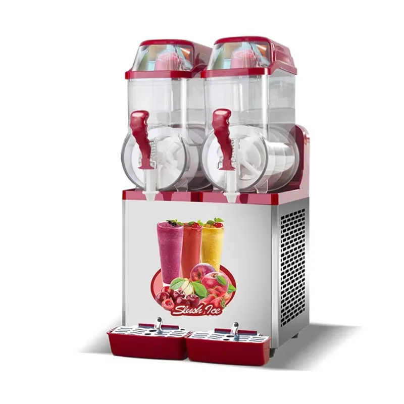 1/2/3 Tank Automatic Slush Maker, Commercial Frozen Cold Drink Machine for Bar Cafe Daily Catering Use