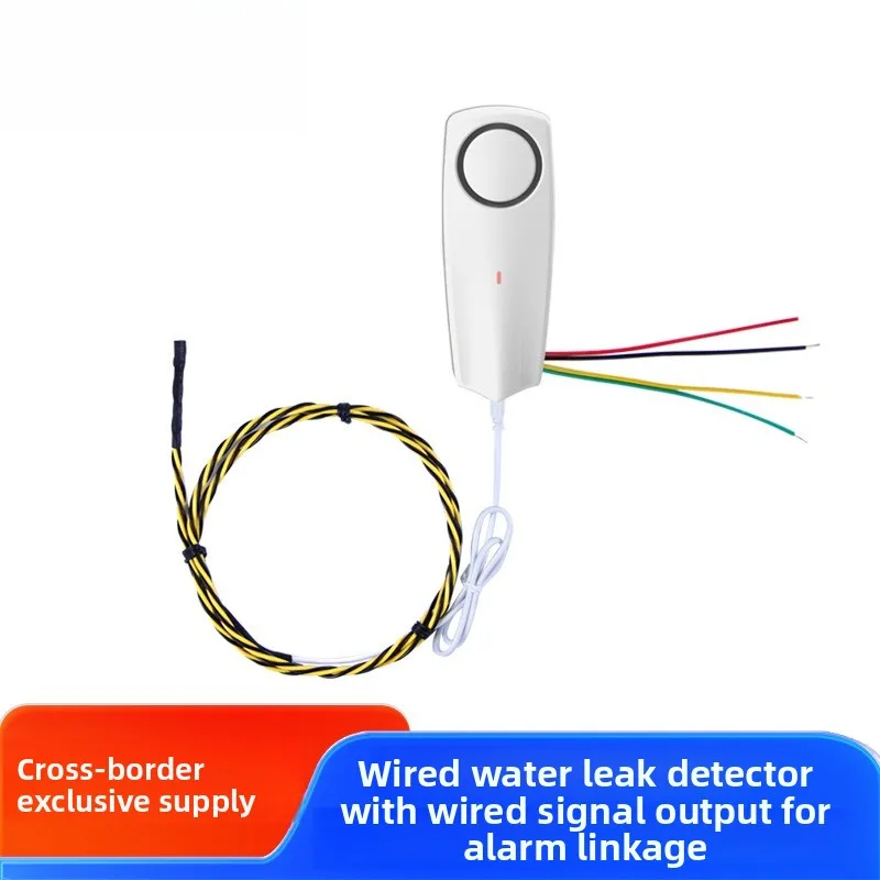 SN921L-1m Wired Anti-Leakage Flood Alarm Water Level Overflow Sensor Wired Signal Output Linkage Alarm Gas Detector