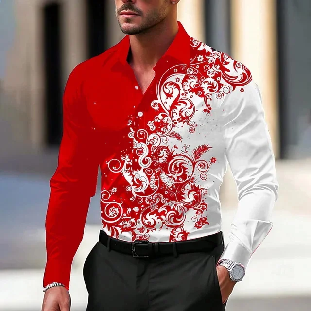 Korean Style Color Blocked Stylish High-End Light Luxury Shirt With Hawaiian Beach Vacation Style Single Breasted Top MB12