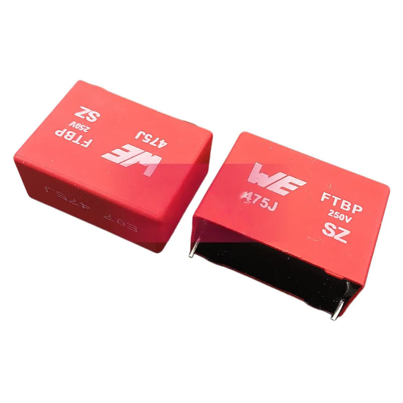 Safety standard calibration film capacitor WE FTBP 250V 4.7UF 250V 475 4U7 P=27.5mm