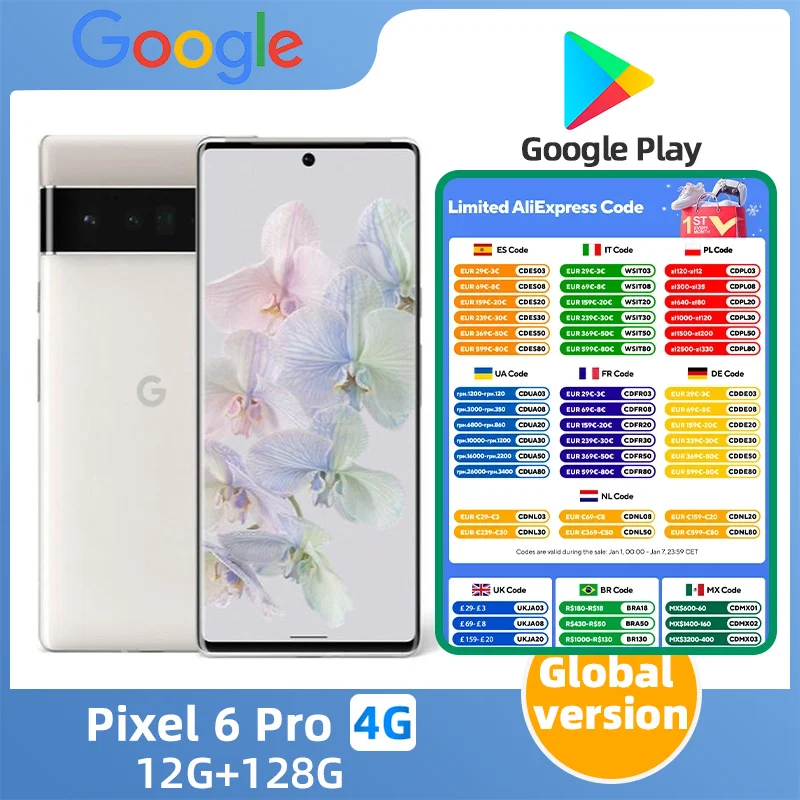 Google Pixel 6 Pro 5G Unlocked Mobile Phone 6.7