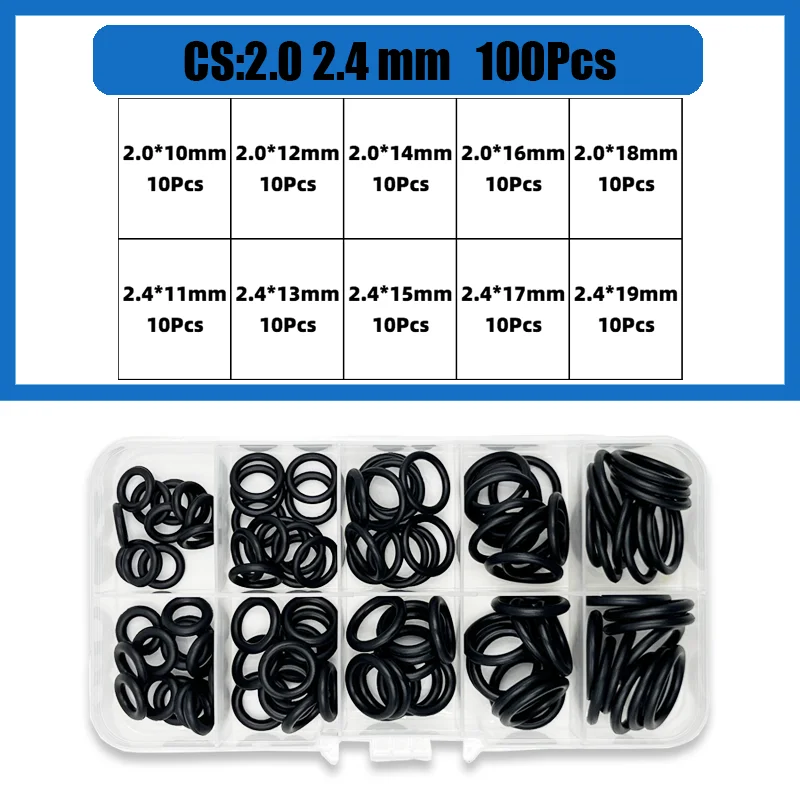 Gummi O Ring Dichtung Unterlegscheibe NBR Schwarz O-ring Sanitär Dichtung Korrosion Öl Beständig Hohe Temperatur Auto Automotive Reparatur Oring – Detail 12