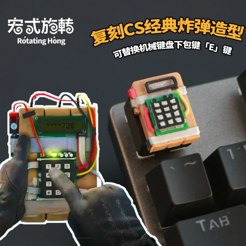 C4 Personalized Theme Anime Keycap Mechanical Keyboard PLA Customized Cute Keycap PC Game Keyboard Accessories Gift Collection