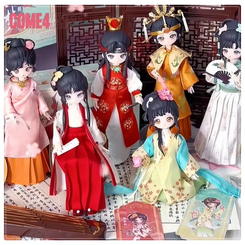 

Новая оригинальная коллекционная фигурка Come4free Dream Of The Red Chamber Bjd Lin Daiyu в слепой коробке, модный коллекционный сувенир, милая игрушка, подарок