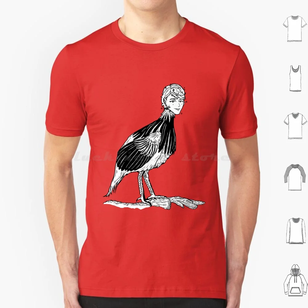 

Fowl Boi T Shirt Cotton Men Women DIY Print Inktober Anime Manga Fowl Bird Birdy Anime Boy Yaoi Hatoful Boyfriend Guinea Fowl