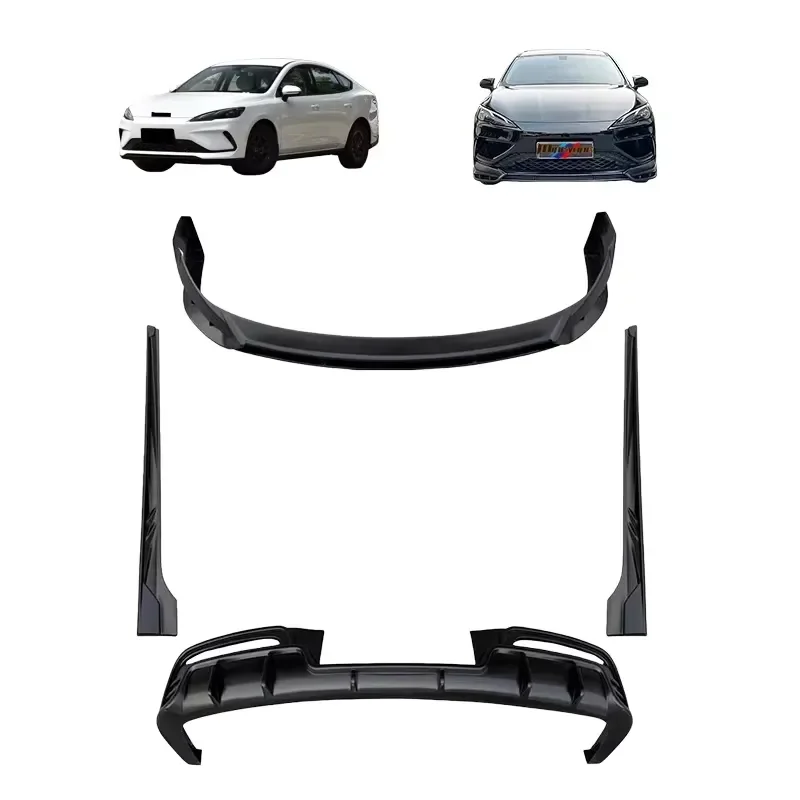 High Quality Front Lip Side Skirt Diffuser Car Bumper Lip Kit Accessories Body Kit for BYD Seal 05 2024 DM-I