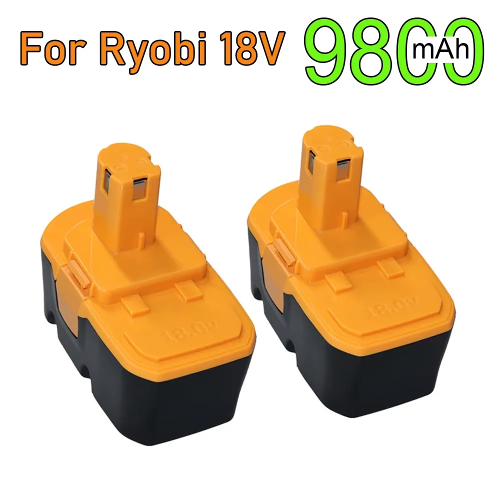 P100 P101 18V 9800mAh Replacement Battery Compatible with Ryobi ABP1801 ABP1803 BPP1820 Cordless Power Tools
