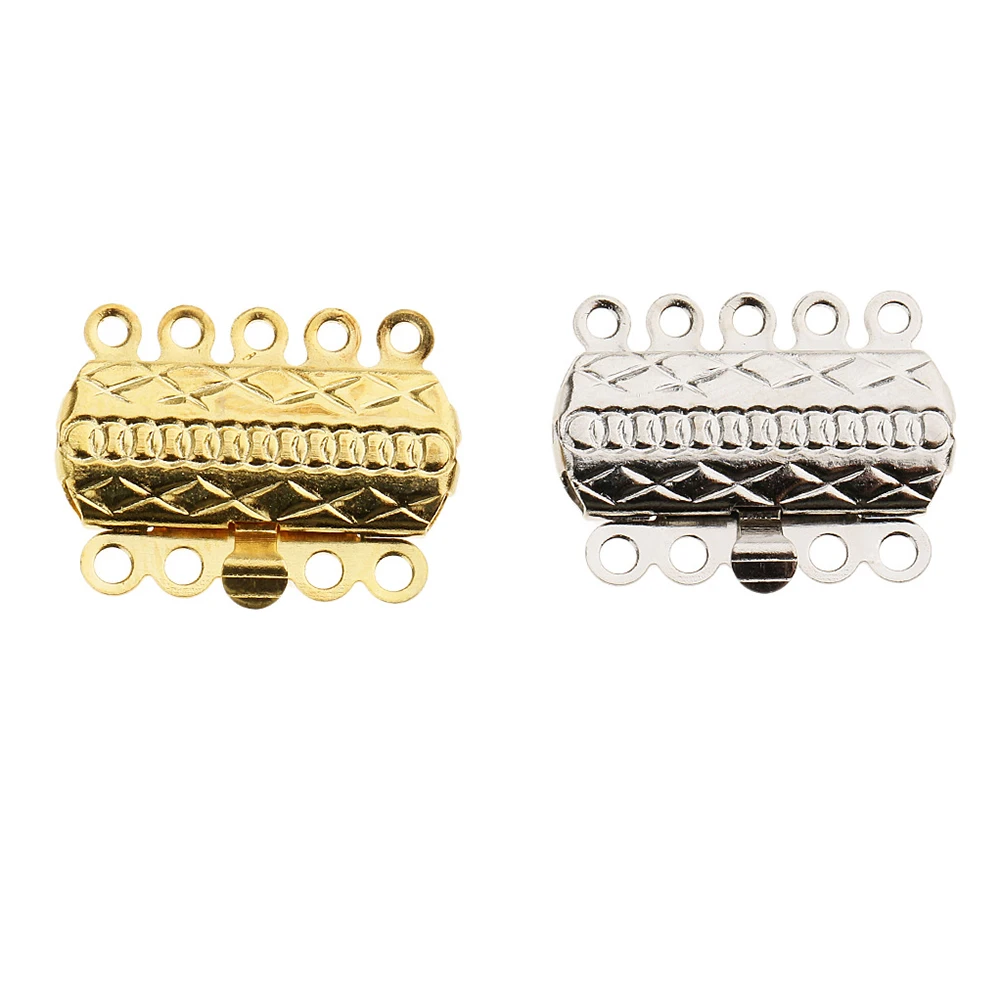 

20pcs Buckles Bracelet Necklace Anklet Making Lightweight Durable DIY Connectors Jewelry Accessories Release Cord