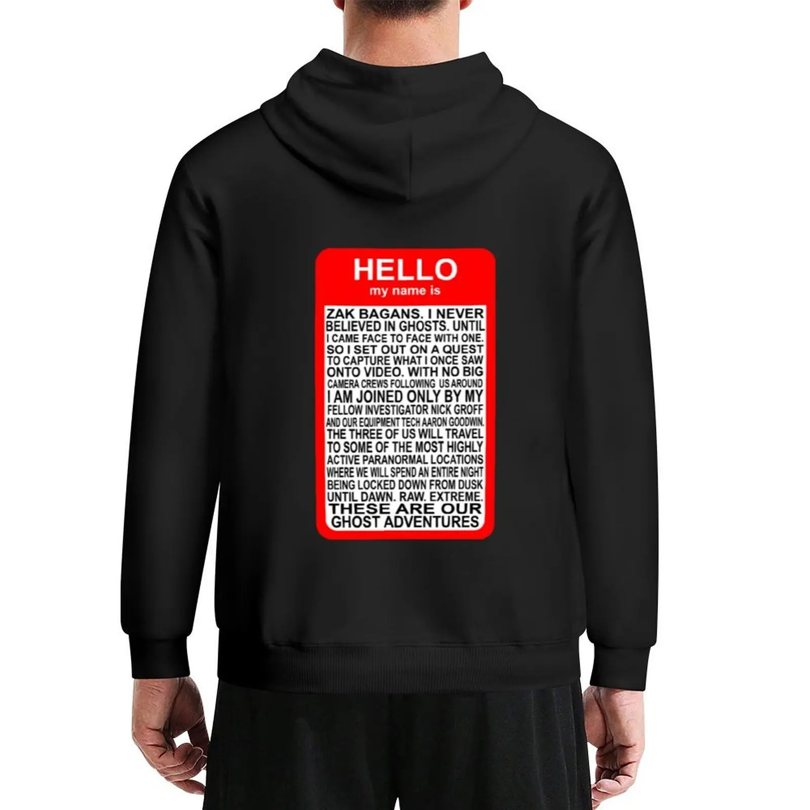 

Ghost Adventures Hoodie men's autumn clothes hooded shirt korean style clothes anime clothing tracksuit