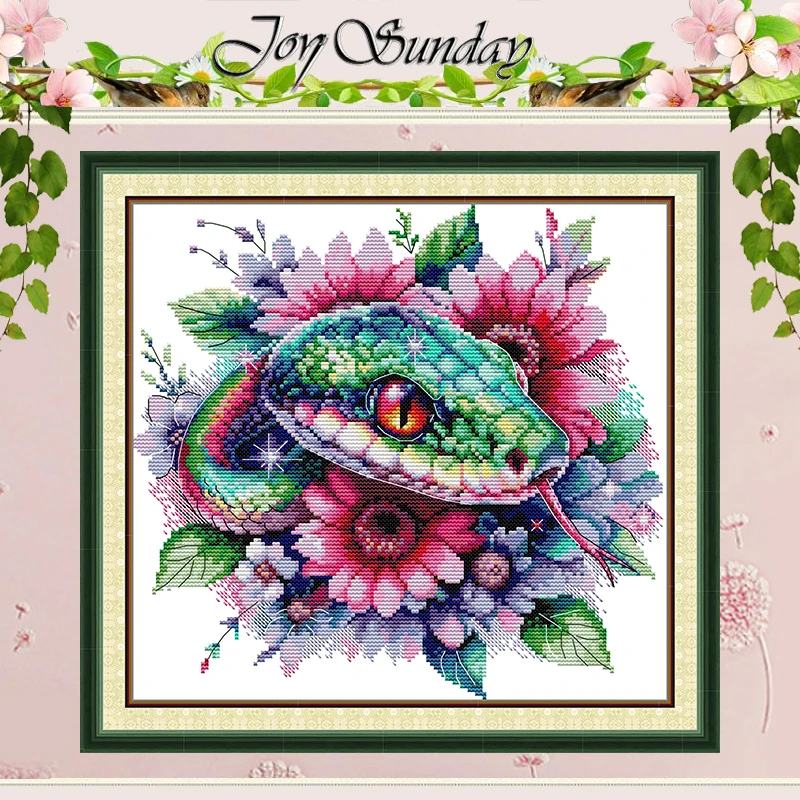 Hydra Animals Patterns Counted Cross Stitch Set DIY 11CT 14CT 16CT Stamped DMC Cross-stitch Kit Embroidery Needlework Home Decor