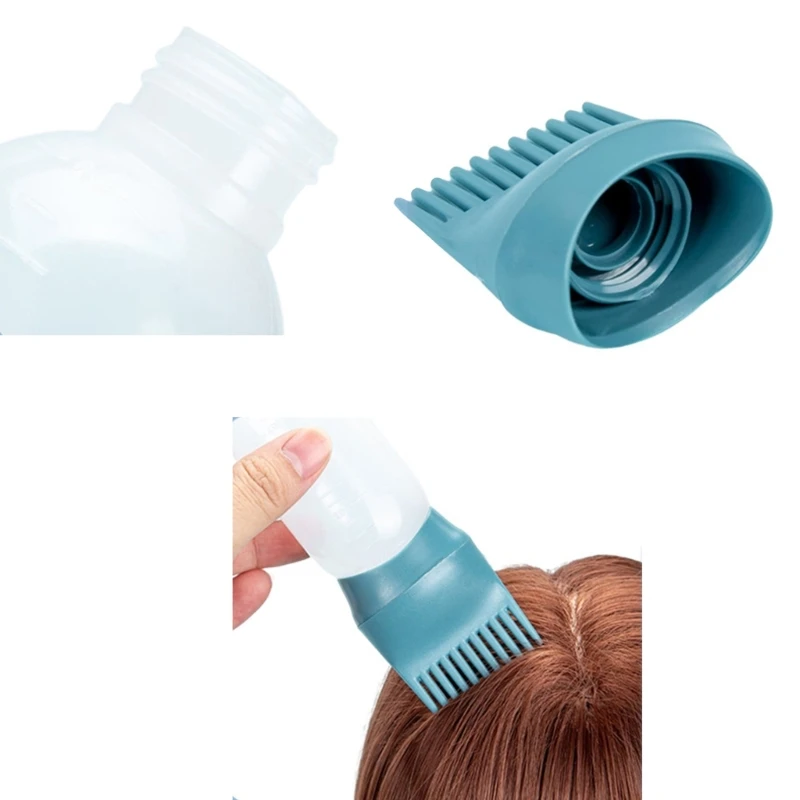 6 Pcs Christmas Hair Brush Set Double Side Scalp Massage Comb Shampoo Bottle Dropshipping