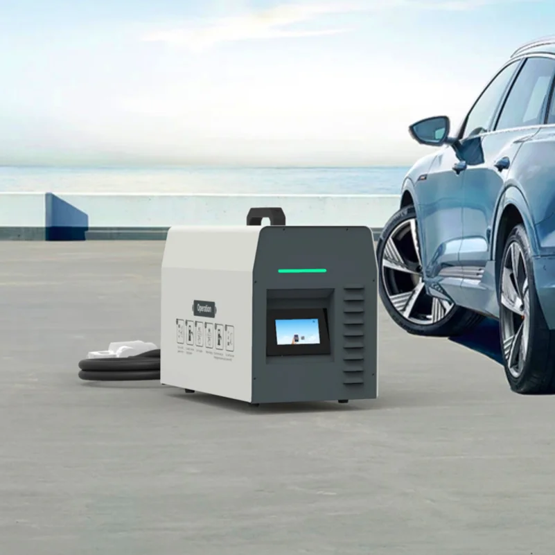 Portable EV Charger DC GBT CCS Portable EV Charger Level 3 Fast EV Charging Station DC 30KW DC 20KW New Energy Vehicle Charger