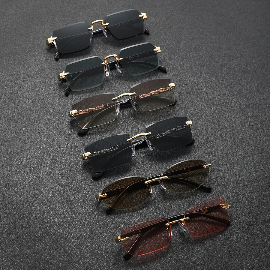 

6 пар унисекс-очков в стиле ретро без оправы