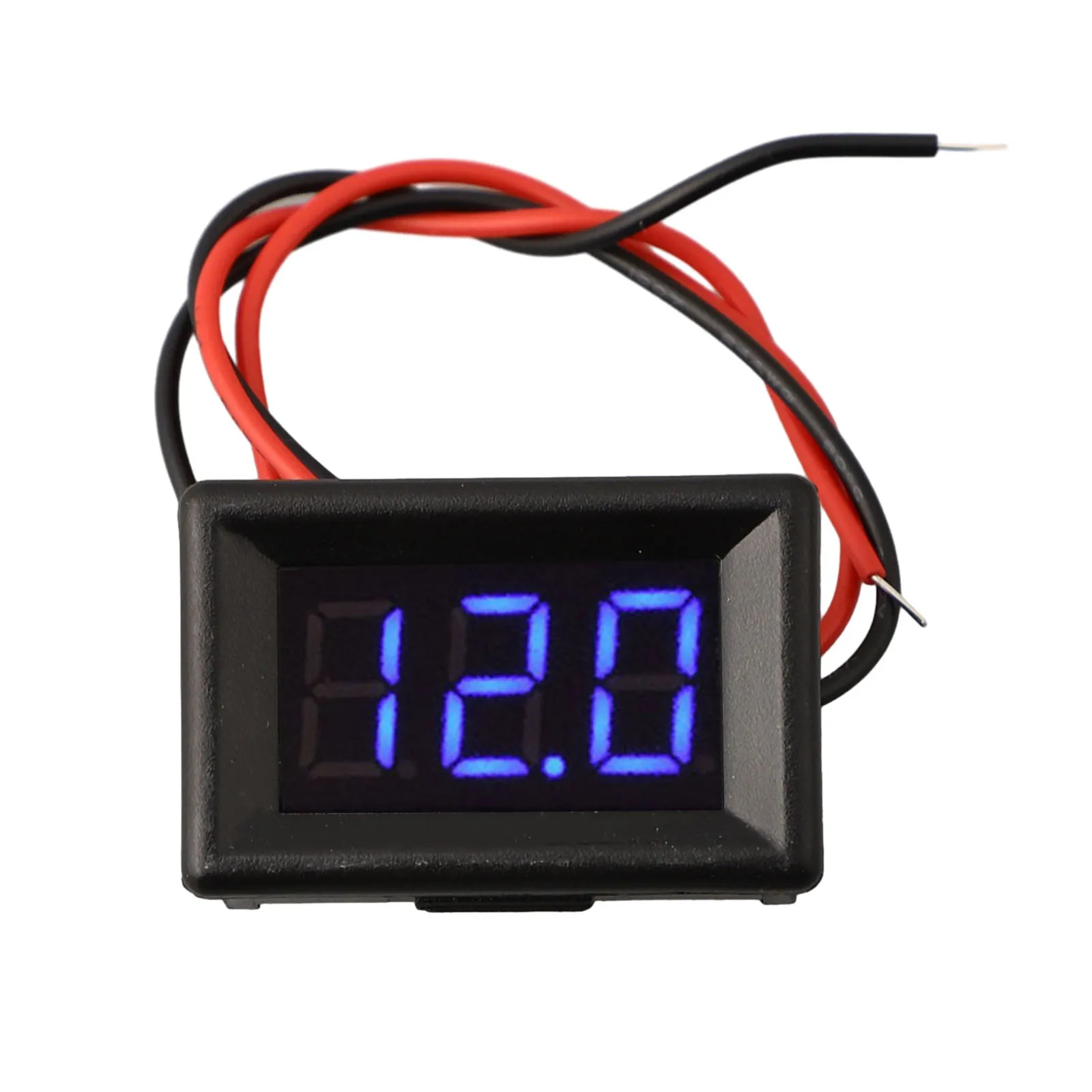 Mini LED Digital Voltmeter 0.36 Inch LED Digital 2-line DC Voltage Table Red Blue Green DC4.5-30V Power Voltmeter Tester