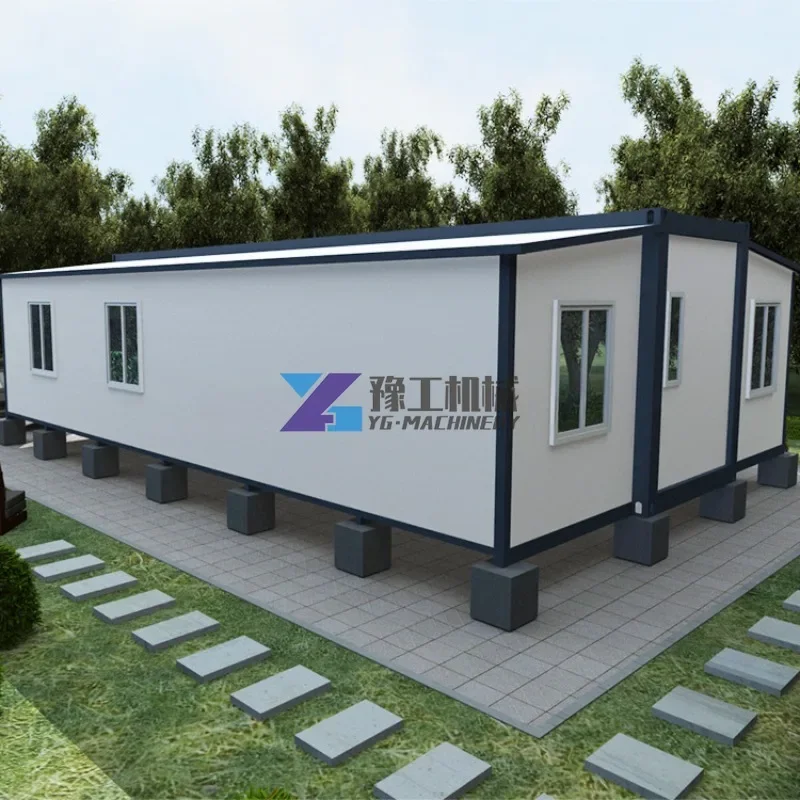 40FT Expandable Container Luxury 3 Bedrooms Villa Prefabricated Easy Assembly Mobile Folding House Modern Hotel 3 Years