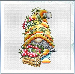 Counted Cross Stitch Kit Bothy Threads Poppy Animal Fox Cow Horse Robin Wreath Redbreast Dwarf Mushroom