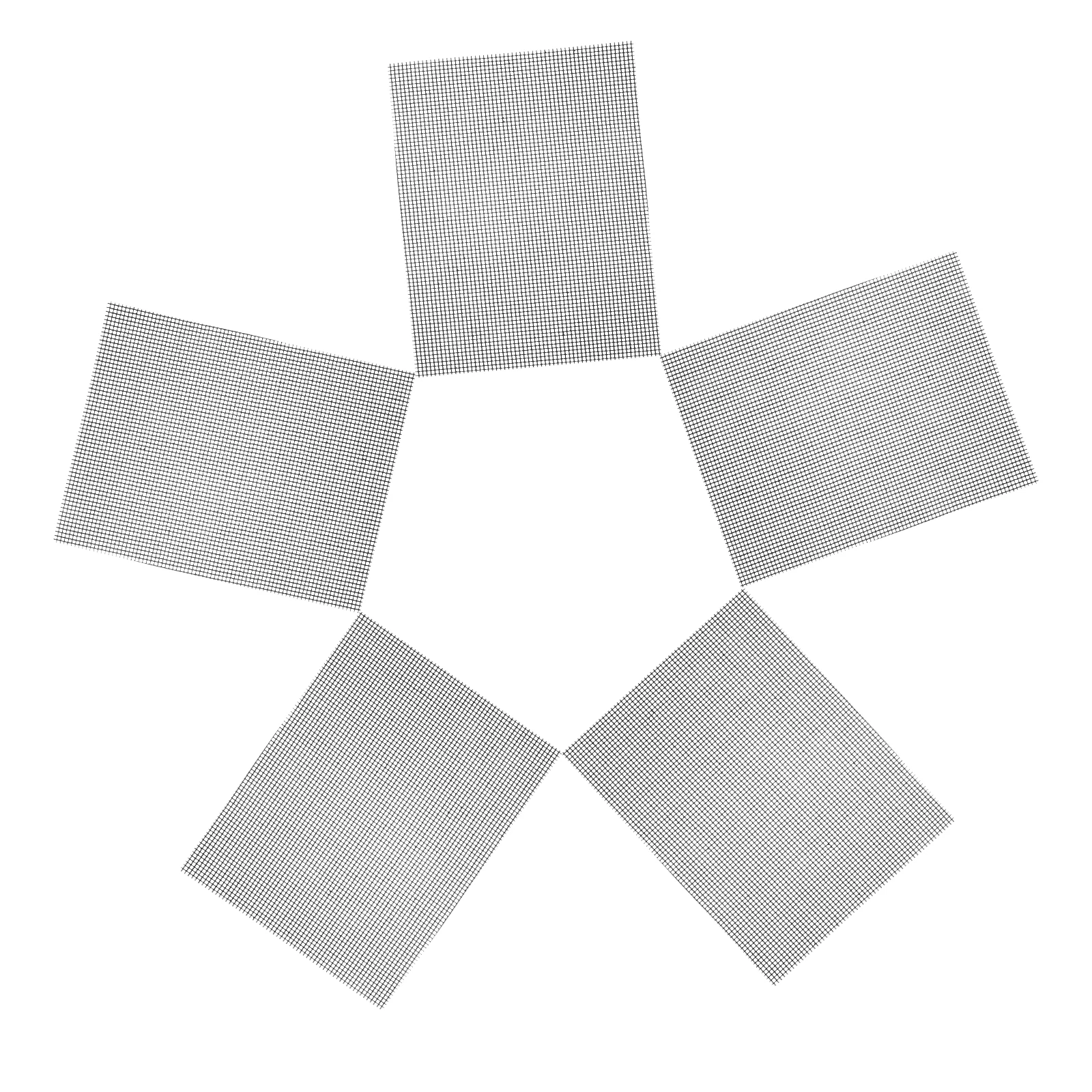 

5Pcs Bbq Grill Mesh Mats Nonstick Ptfe Heat Resistant Outdoor Barbecue Mats for Meat Seafood Vegetables Family Picnic