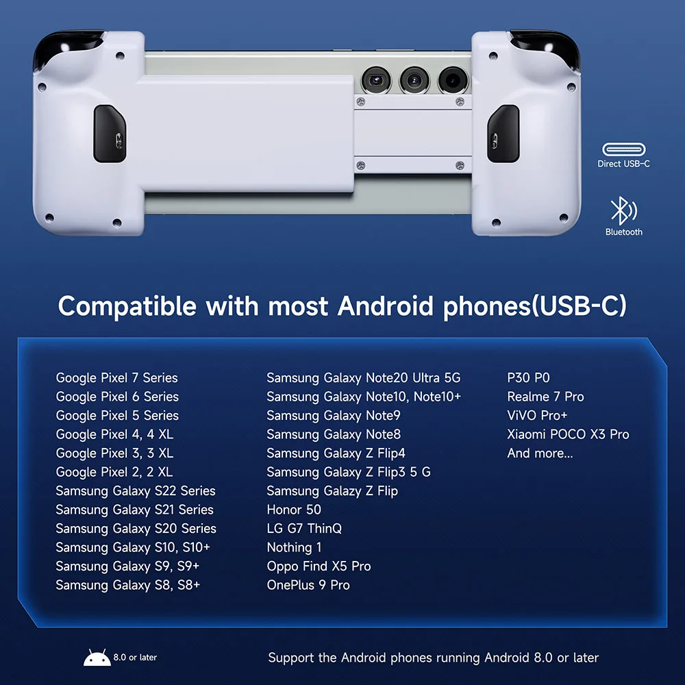 وحدة تحكم للهاتف المحمول من النوع C للألعاب السحابية ، لعبة Xbox ، نداء الواجب ، دعم القضية ، تأثير القاعة ، بلوتوث