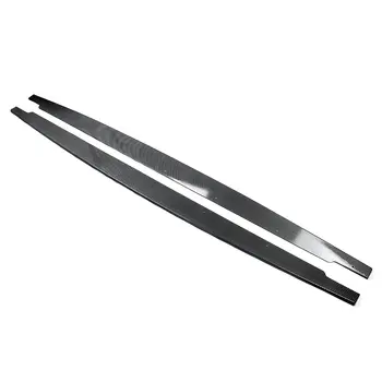 適用於BMW M3 E90 E92 E93 M3 325i 328i 330i 335i 2008 2009 2010 2012 2013 的側裙延伸件,側邊保險桿唇邊套件 8 最佳銷售 BMWE90側裙 - №3