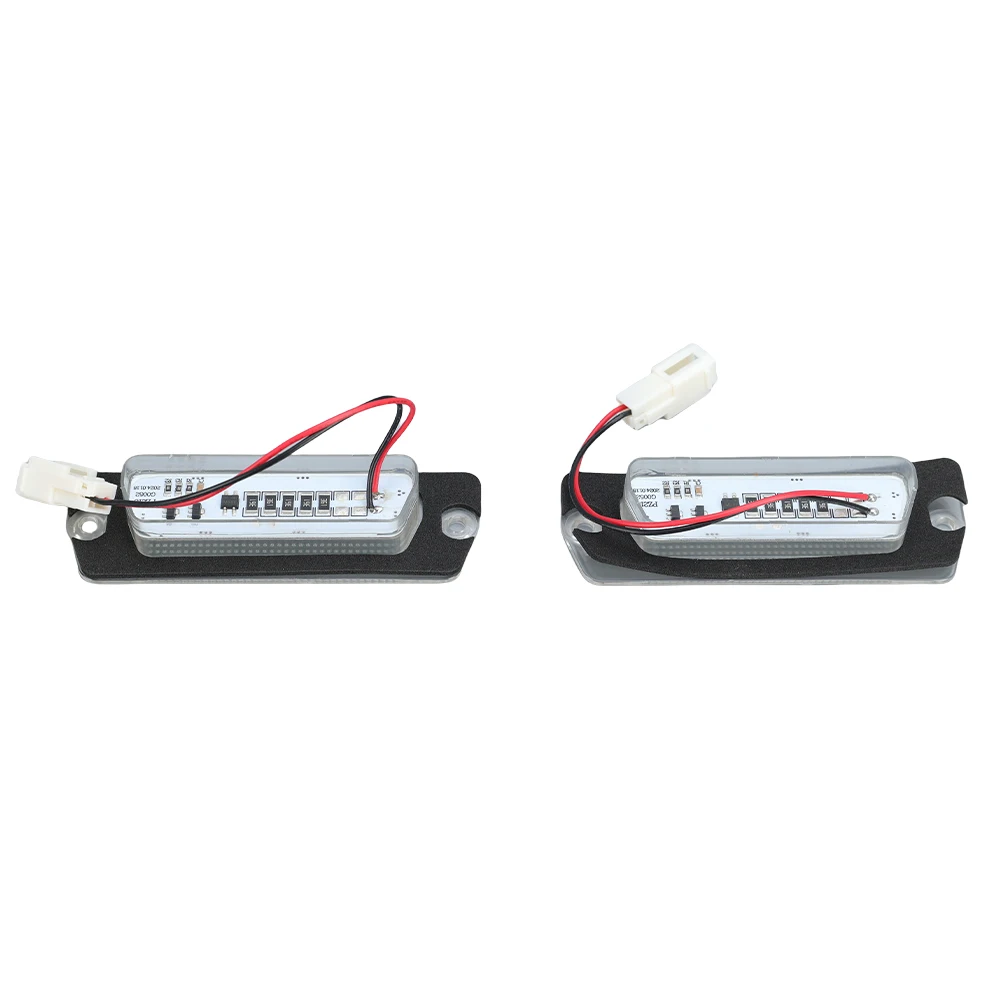 2pc led número luz da placa de licença para maserati coupe 4200 4200 gt maserati granturismo maserati grancabrio 2001-2010 198231