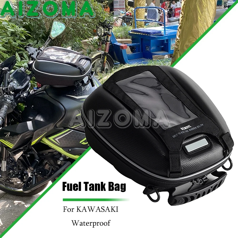 

Waterproof Fuel Tank Bag For KAWASAKI NINJA 400 650 1000SX ZX-6R ZX-10R ZX 10RR VERSYS-X KLX 230 Z400 Z650 Z900 Z H2 Accessories