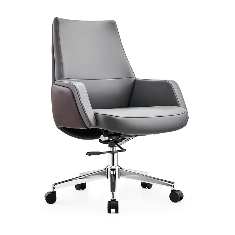 Home Boss Computer Chair Soft Mid Back Leather Executive Office Chairs for Work